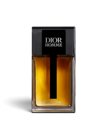 euaden Dior Homme Intense erkek parfümü, kehribar renkli cam şişesi ve zarif siyah kapağıyla lüks odunsu koku.