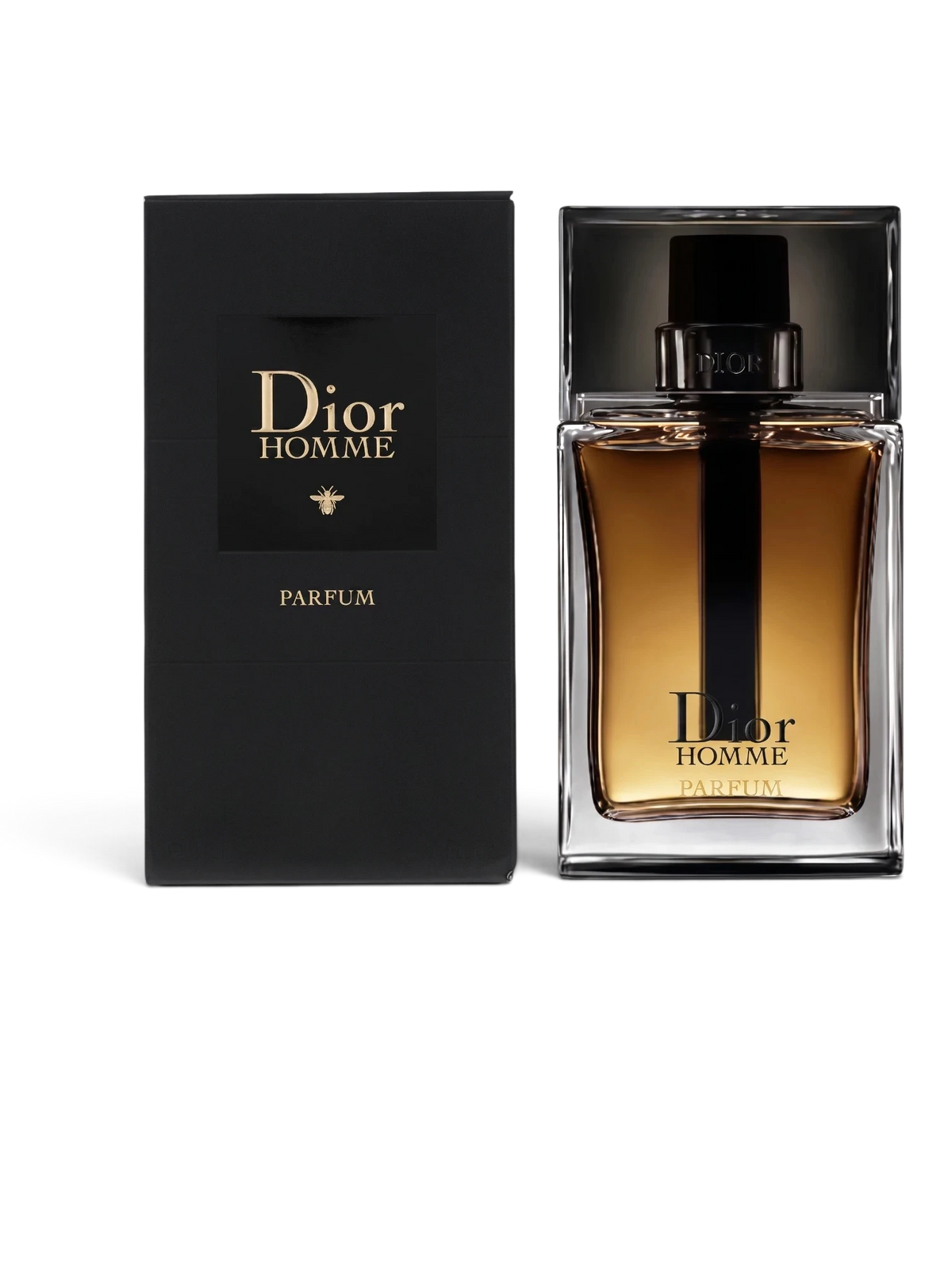 euaden Dior Homme Parfum erkek parfümü, şık siyah kutusu ve kehribar rengi cam şişesi ile lüks bir tasarım sunuyor.