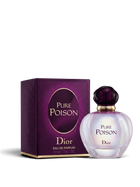 euaden Dior Pure Poison kadın parfümü, mor kutusu ve sedefli cam şişesiyle 100 ml EDP