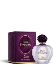 euaden Dior Pure Poison kadın parfümü, mor kutusu ve sedefli cam şişesiyle 100 ml EDP