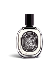 euaden tarafından sunulan, misk ve süsen notalı, ikonik oval şişeli Diptyque Fleur de Peau unisex parfüm.