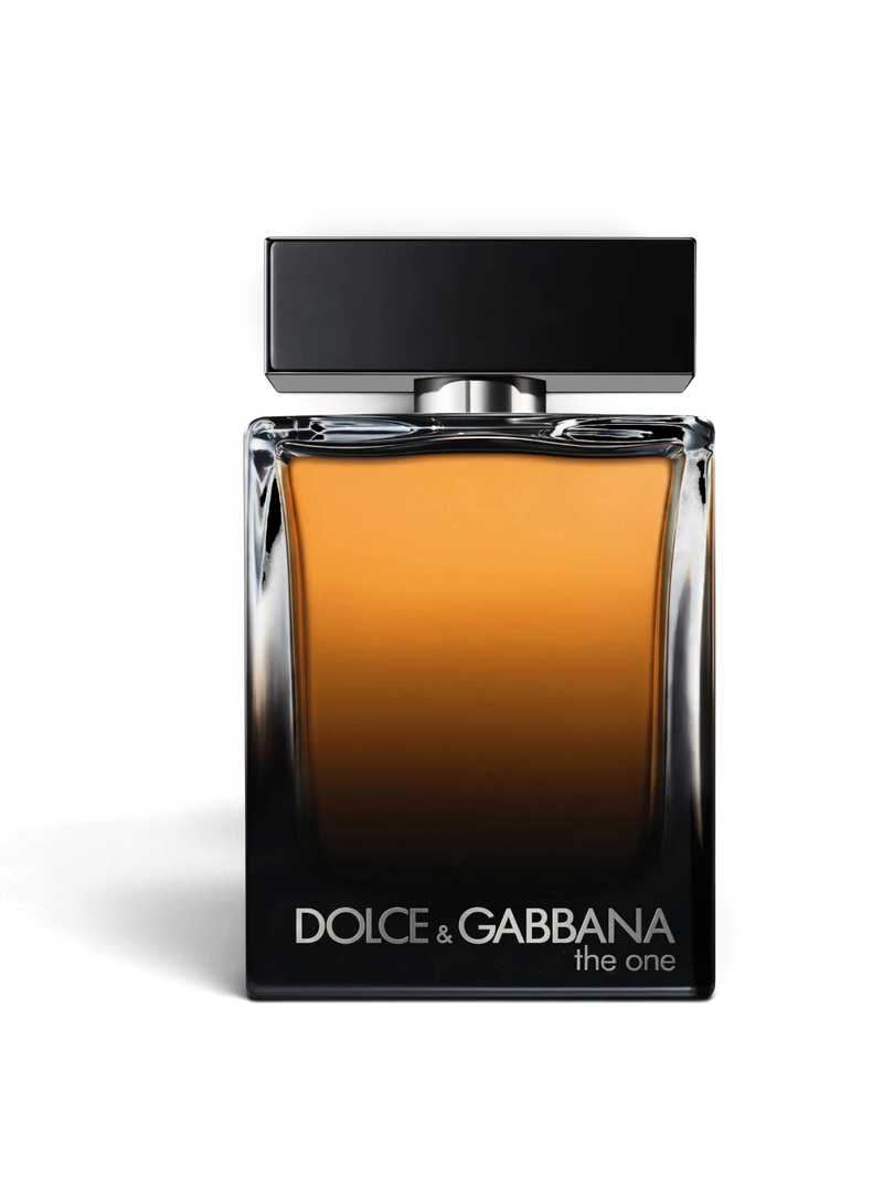 euaden Dolce & Gabbana The One erkek parfümü, kehribar rengi cam şişesi ve siyah kapağı ile 100 ml EDP