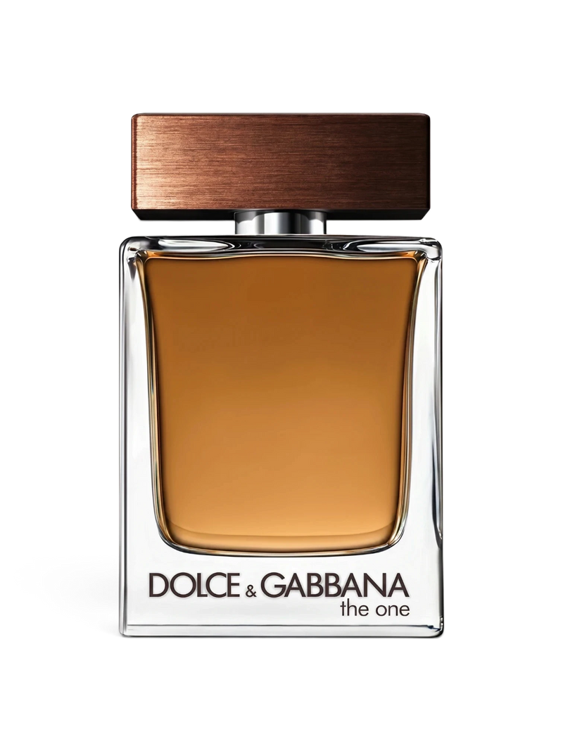Euaden Dolce & Gabbana The One erkek parfümü, 100 ml şık cam şişesi ve koyu ahşap görünümlü kapağı ile