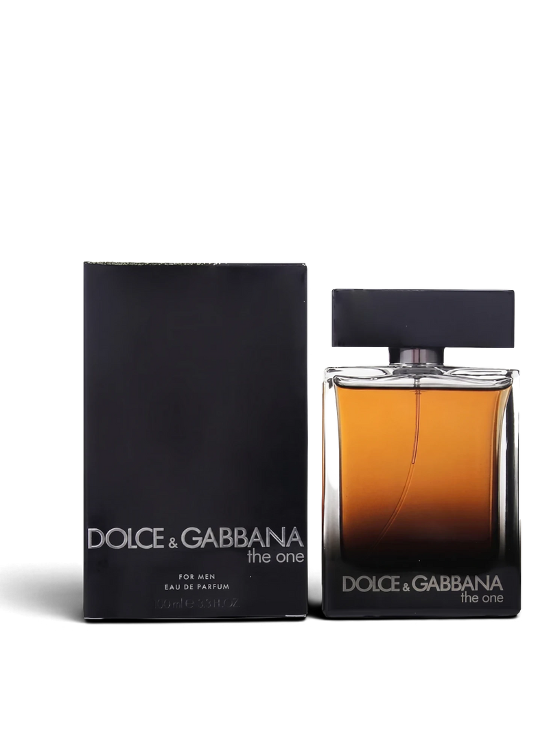 euaden Dolce & Gabbana The One erkek parfümü, 100 ml şık cam şişesi ve siyah kutusu ile lüks odunsu koku.