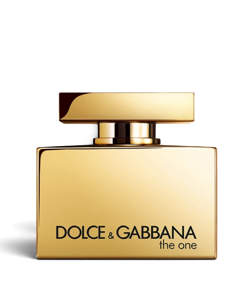 Euaden tarafından sunulan, altın rengi şişesiyle dikkat çeken Dolce & Gabbana The One Gold kadın parfümü