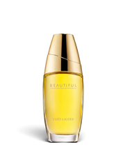 euaden Estée Lauder Beautiful kadın parfümü, altın kapaklı şık cam şişesiyle çiçeksi ve zarif bir koku deneyimi sunuyor.