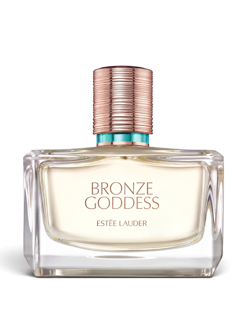 euaden Estée Lauder Bronze Goddess kadın parfümü, altın rengi kapaklı ve şık cam şişeli 100 ml eau fraiche