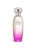 euaden Estée Lauder Pleasures Intense kadın parfümü, pembe ve şeffaf geçişli zarif cam şişesiyle çiçeksi koku.