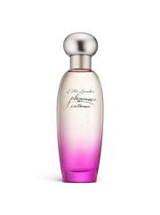 euaden Estée Lauder Pleasures Intense kadın parfümü, pembe ve şeffaf geçişli zarif cam şişesiyle çiçeksi koku.