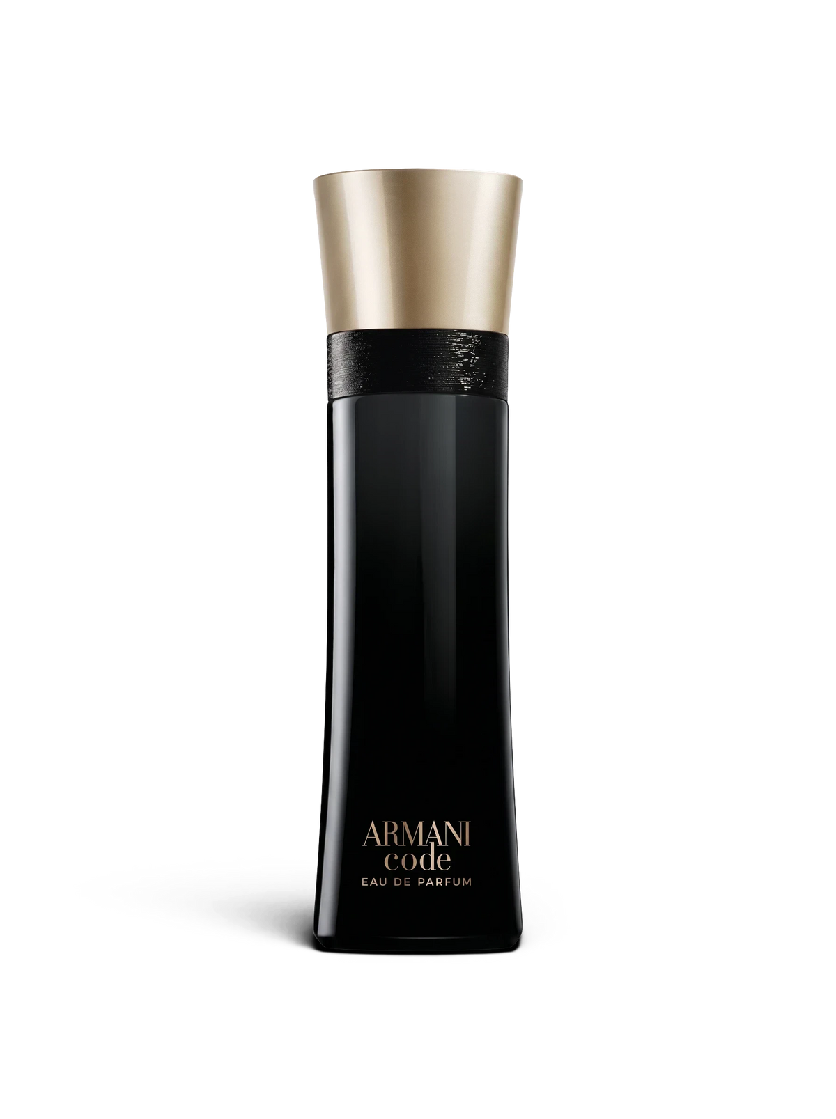 euaden Giorgio Armani Code EDP erkek parfümü, şık siyah şişesi ve altın rengi kapağıyla modern maskülen tasarımı