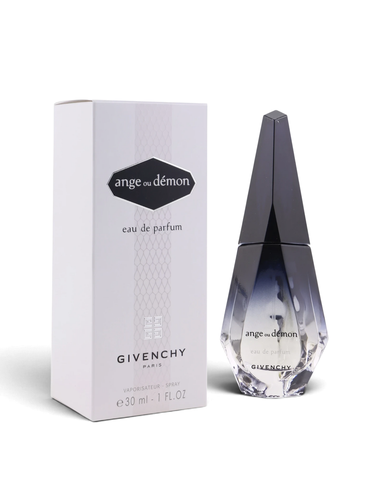 Euaden GIVENCHY Ange Ou Demon EDP 100 ml kadın parfümü, kristal kesimli şık şişesi ve beyaz kutusu ile