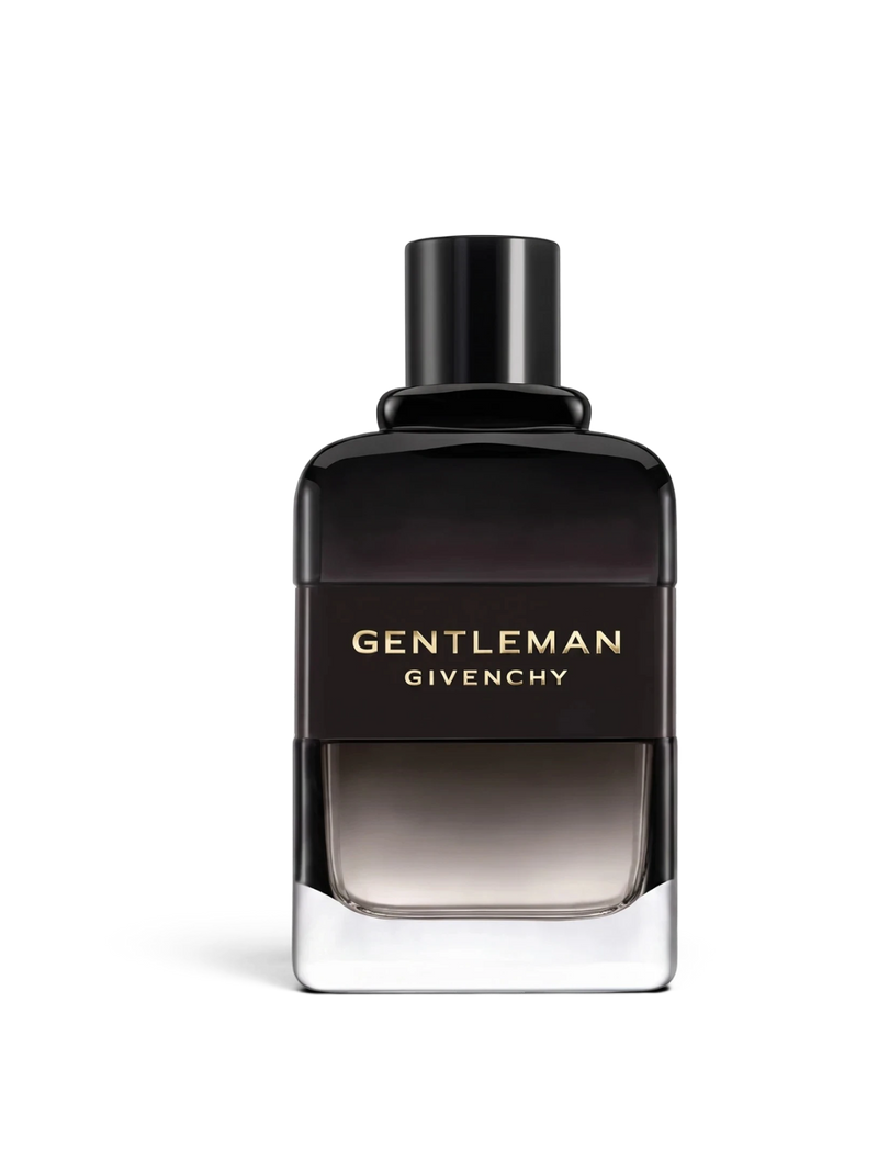 euaden GIVENCHY Gentleman Boisee erkek parfümü, siyah ve şeffaf cam şişesiyle zarif ve maskülen bir tasarım sunuyor.
