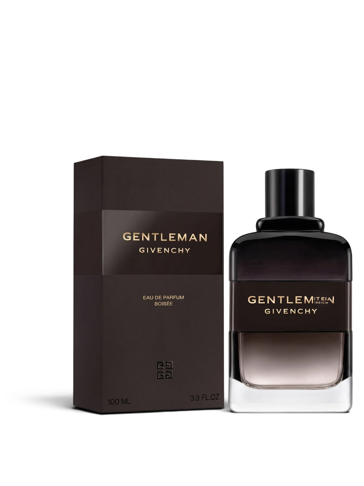 euaden GIVENCHY Gentleman Boisee erkek parfümü 100 ml, şık koyu kahverengi cam şişesi ve uyumlu kutusu ile.