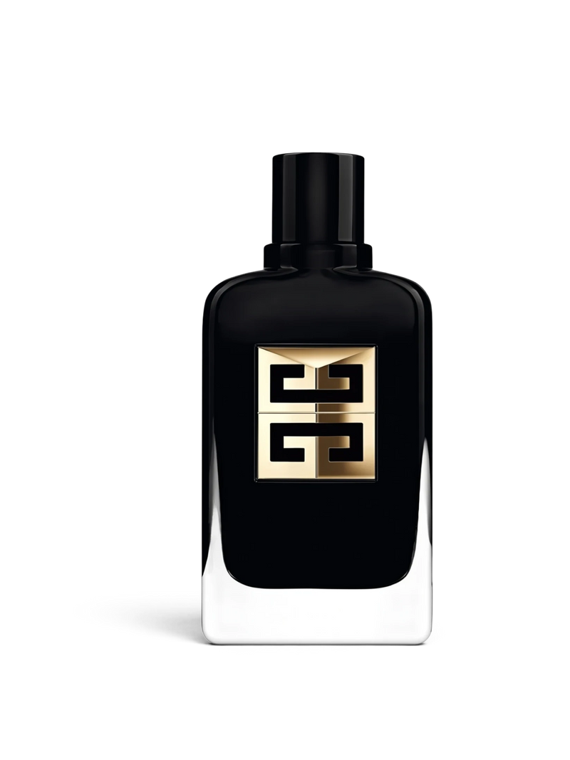 euaden GIVENCHY Gentleman Society Ambree erkek parfümü, siyah cam şişesi ve altın renkli ikonik logo detayı ile