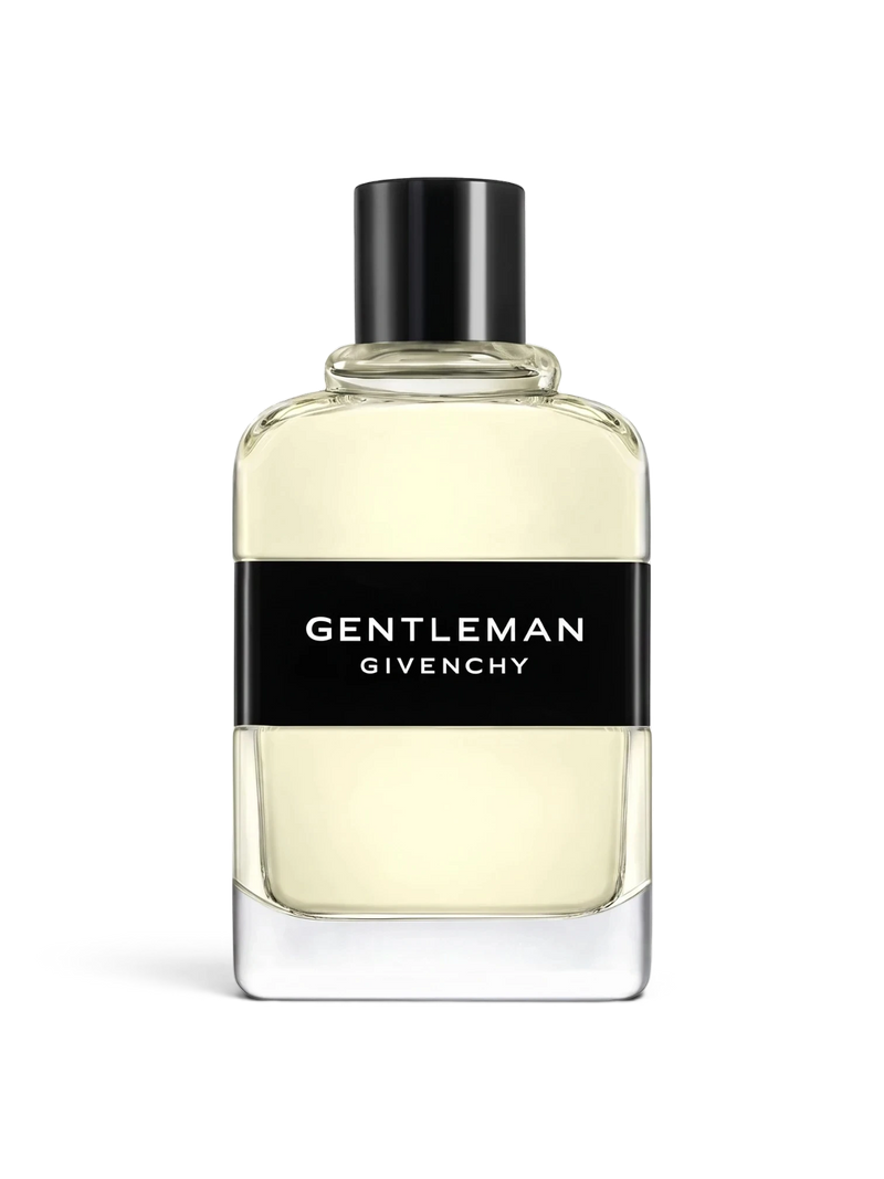euaden Givenchy Gentlemen 100 ml erkek parfümü, şık cam şişesi ve siyah etiketiyle modern ve odunsu bir koku.