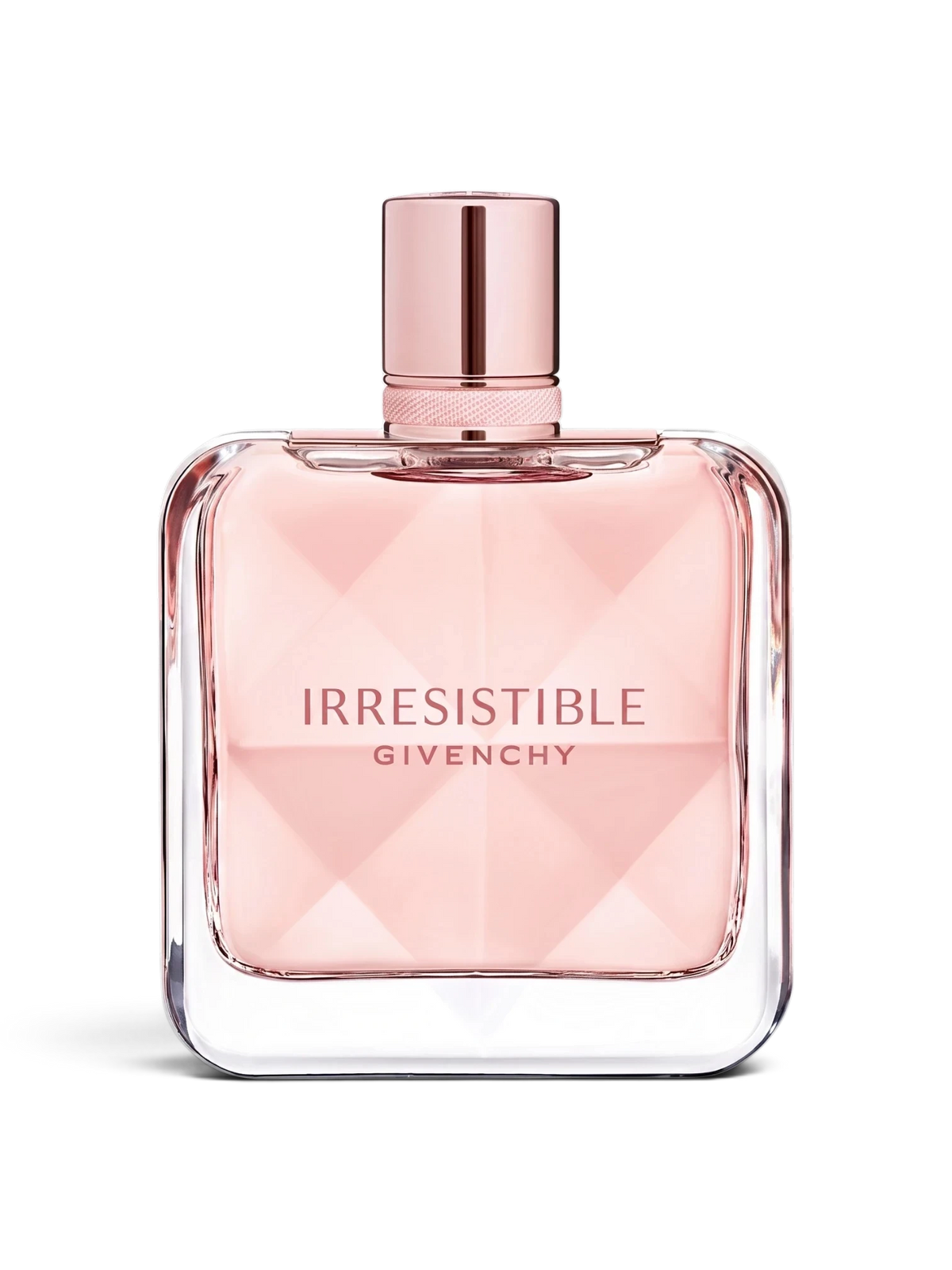 euaden GIVENCHY Irresistible kadın parfümü, şık ve geometrik tasarımlı pembe cam şişesiyle 80 ml EDP