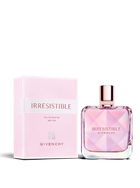 euaden GIVENCHY Irresistible Nectar 50 ml kadın parfümü, pembe kutusu ve geometrik kesimli şık cam şişesiyle
