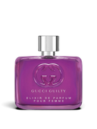 euaden Gucci Guilty Elixir de Parfum Pour Femme 60 ml mor cam şişeli lüks kadın parfümü