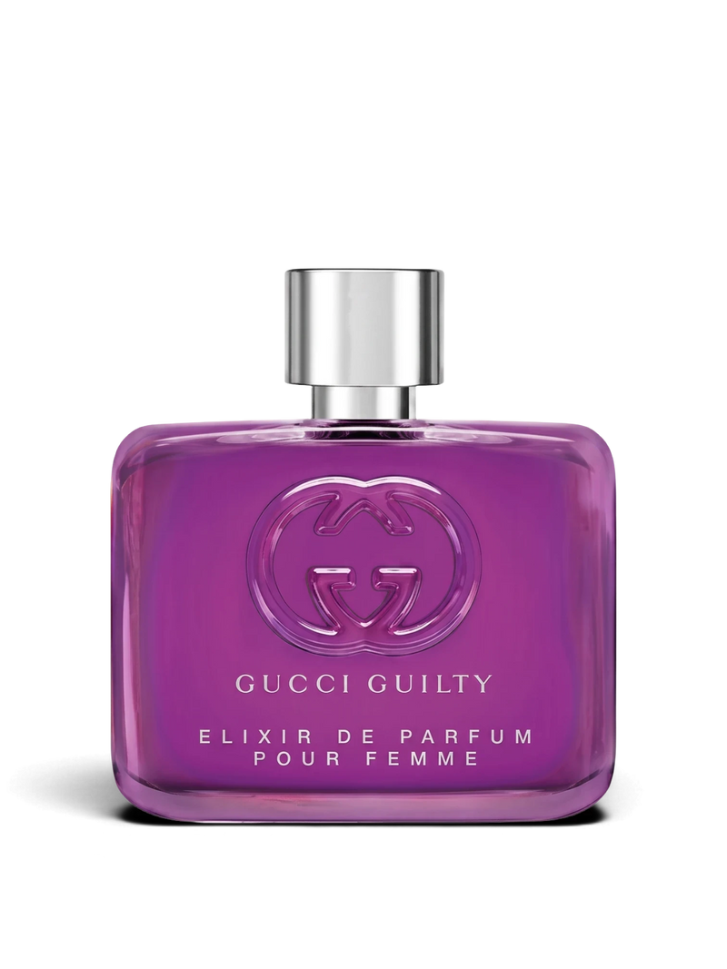 euaden Gucci Guilty Elixir de Parfum Pour Femme 60 ml mor cam şişeli lüks kadın parfümü