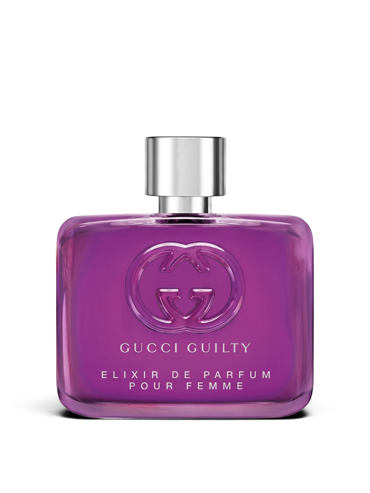 euaden Gucci Guilty Elixir de Parfum Pour Femme 60 ml mor cam şişeli lüks kadın parfümü