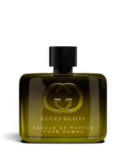 euaden Gucci Guilty Pour Homme Absolu de Parfum 60 ml erkek parfümü, koyu yeşil cam şişe ve ikonik logo tasarımı