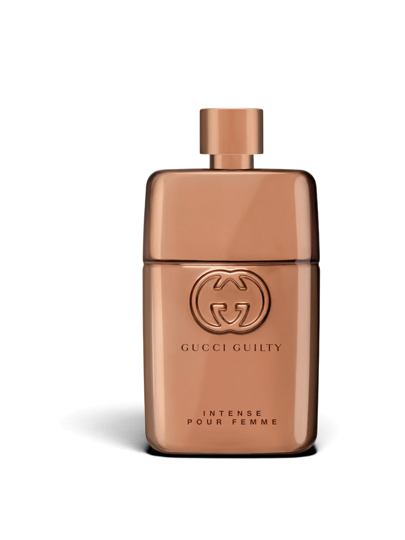 euaden Gucci Guilty Pour Femme Intense EDP 90 ml bronz metalik şişeli kadın parfümü