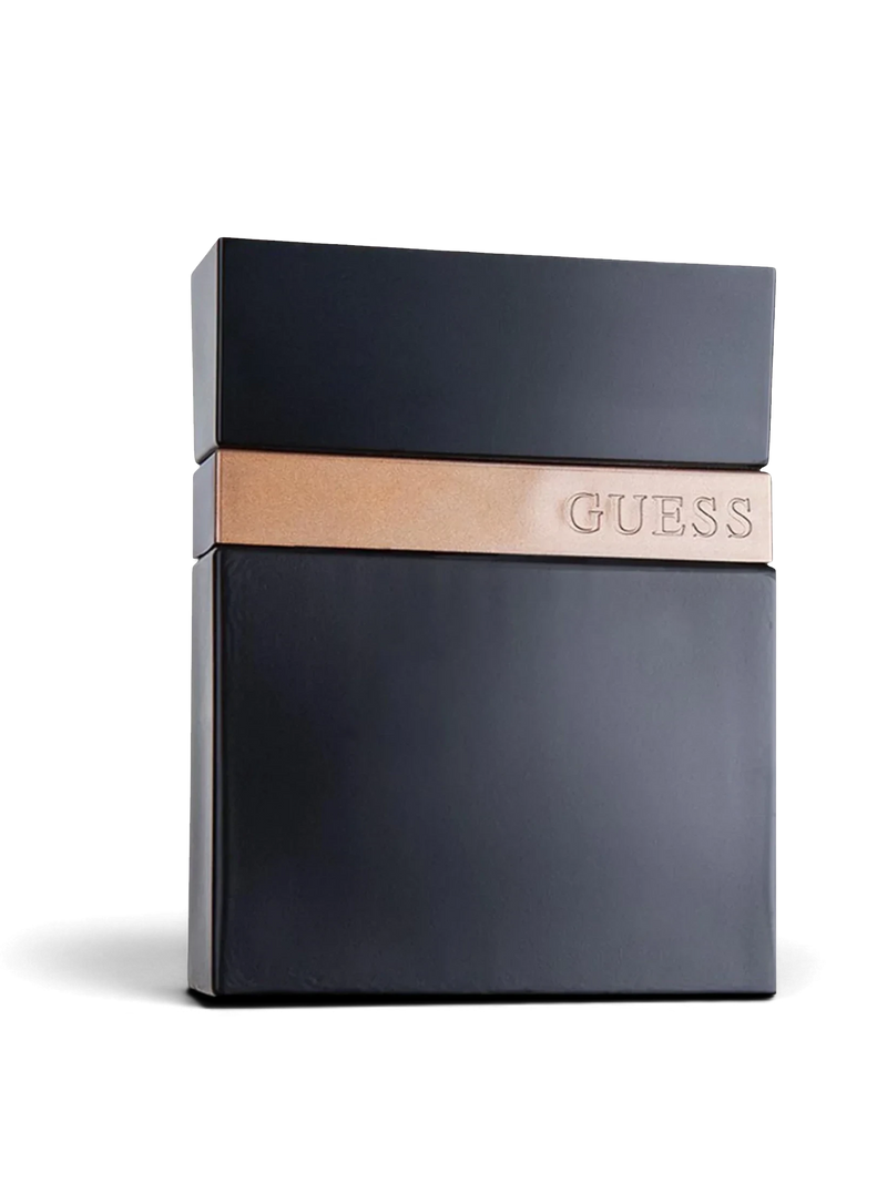 euaden GUESS Seductive Homme Noir 100 ml erkek parfümü, siyah ve bronz detaylı şık cam şişe tasarımı