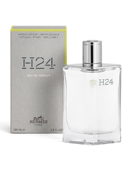 euaden tarafından sunulan, gri kutulu ve şık cam şişeli 100 ml HERMÈS H24 erkek parfümü