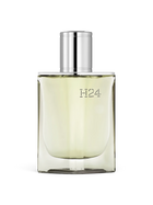 euaden Hermès H24 erkek parfümü, 100 ml şık cam şişesi ve metalik kapak tasarımı ile modern odunsu koku