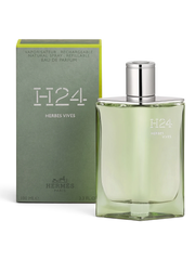 euaden tarafından sunulan, yeşil tonlu cam şişesi ve kutusuyla HERMÈS H24 Herbes Vives 100 ml erkek parfümü