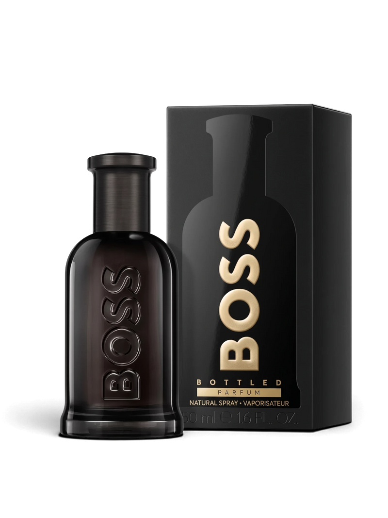 euaden HUGO BOSS Boss Bottled Parfum erkek parfümü, şık siyah cam şişesi ve özel kutusuyla