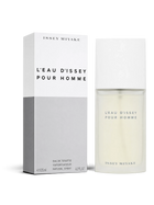 euaden Issey Miyake L'Eau d'Issey Pour Homme erkek parfümü, şık beyaz ve gri kutusuyla birlikte 125ml cam şişe
