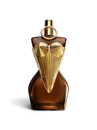 Euaden Jean Paul Gaultier Divine Le Elixir kadın parfümü, ikonik altın korse detaylı koyu cam şişe tasarımı