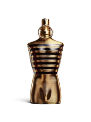 euaden Jean Paul Gaultier Le Male Elixir erkek parfümü, altın rengi çizgili ikonik gövde tasarımıyla