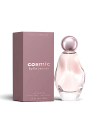 euaden Kylie Jenner Cosmic kadın parfümü, 100 ml şık ve modern tasarımlı cam şişesi ve pembe kutusu ile