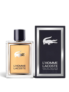 euaden Lacoste L'Homme erkek parfümü 100 ml cam şişe ve şık lacivert kutusu ile modern odunsu koku