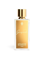 euaden Marc-Antoine Barrois Ganymede 100 ml unisex parfüm, altın rengi etiketli şık cam şişe tasarımı