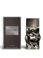 euaden Michael Kors Pour Homme Absolu erkek parfümü, zincir detaylı şık cam şişesi ve özel kutusu ile 100 ml EDP