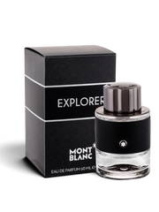 euaden Montblanc Explorer erkek parfümü, şık siyah kutusu ve modern cam şişe tasarımı ile odunsu koku