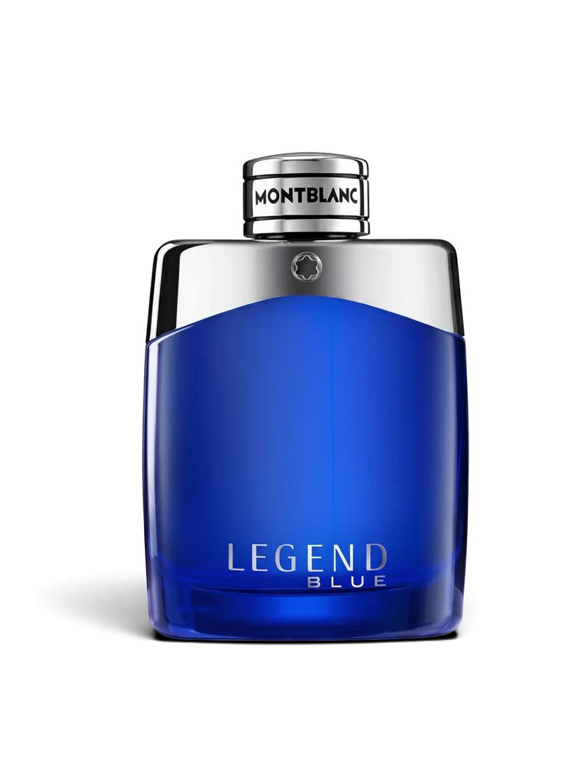euaden Montblanc Legend Blue erkek parfümü, 100 ml, şık mavi cam şişeli odunsu ve ferah aromatik koku