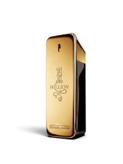 euaden Paco Rabanne 1 Million erkek parfümü, altın külçesi tasarımında ikonik ve lüks cam şişe