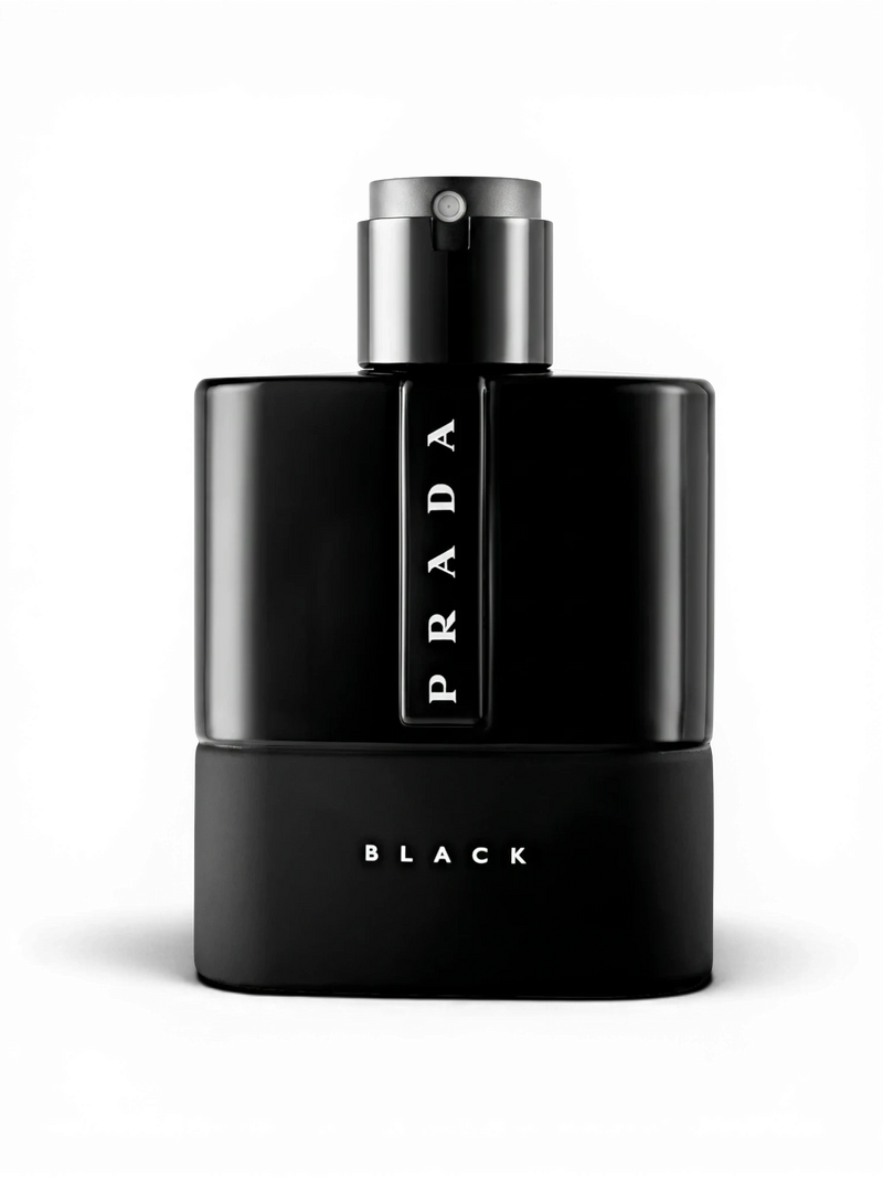 euaden Prada Luna Rossa Black erkek parfümü, 100 ml siyah şık şişe tasarımı ile modern ve karizmatik koku