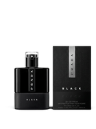 euaden Prada Luna Rossa Black erkek parfümü, 100 ml siyah şişe ve kutusu ile şık ve modern bir tasarım sunuyor.