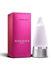euaden Rochas Man 100 ml erkek parfümü, ikonik konik şişe tasarımı ve canlı pembe kutusuyla oryantal gourmand koku.