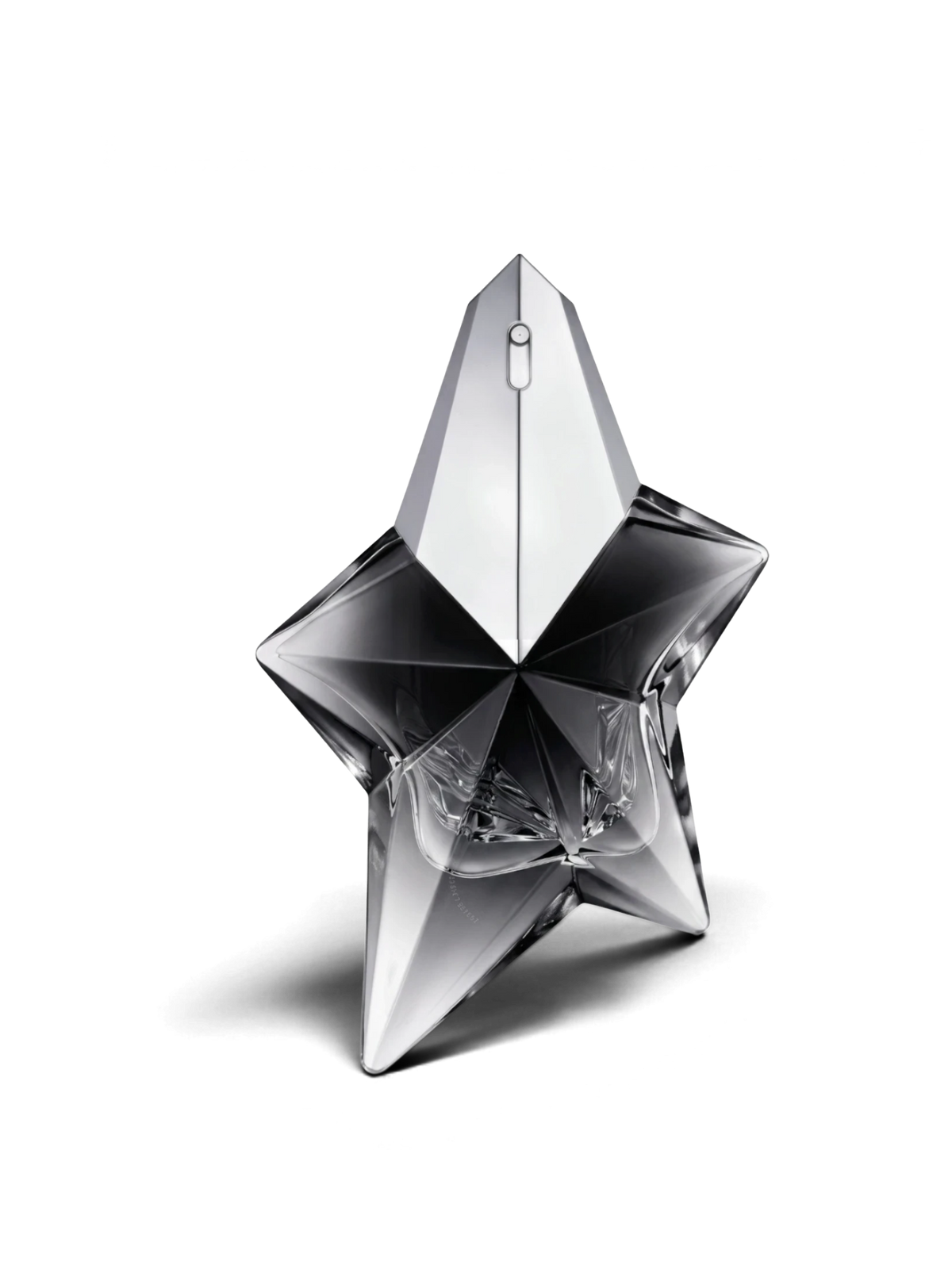 euaden Thierry Mugler Angel Fantasm kadın parfümü, ikonik yıldız şeklinde siyah ve şeffaf cam şişe tasarımı