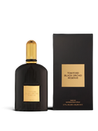 euaden Tom Ford Black Orchid Reserve unisex parfüm, siyah şişe ve altın detaylı kutusu ile lüks koku tasarımı.