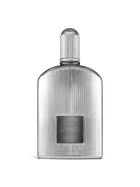 euaden Tom Ford Grey Vetiver Parfum, dikey çizgili gümüş şişe tasarımıyla lüks ve odunsu erkek parfümü