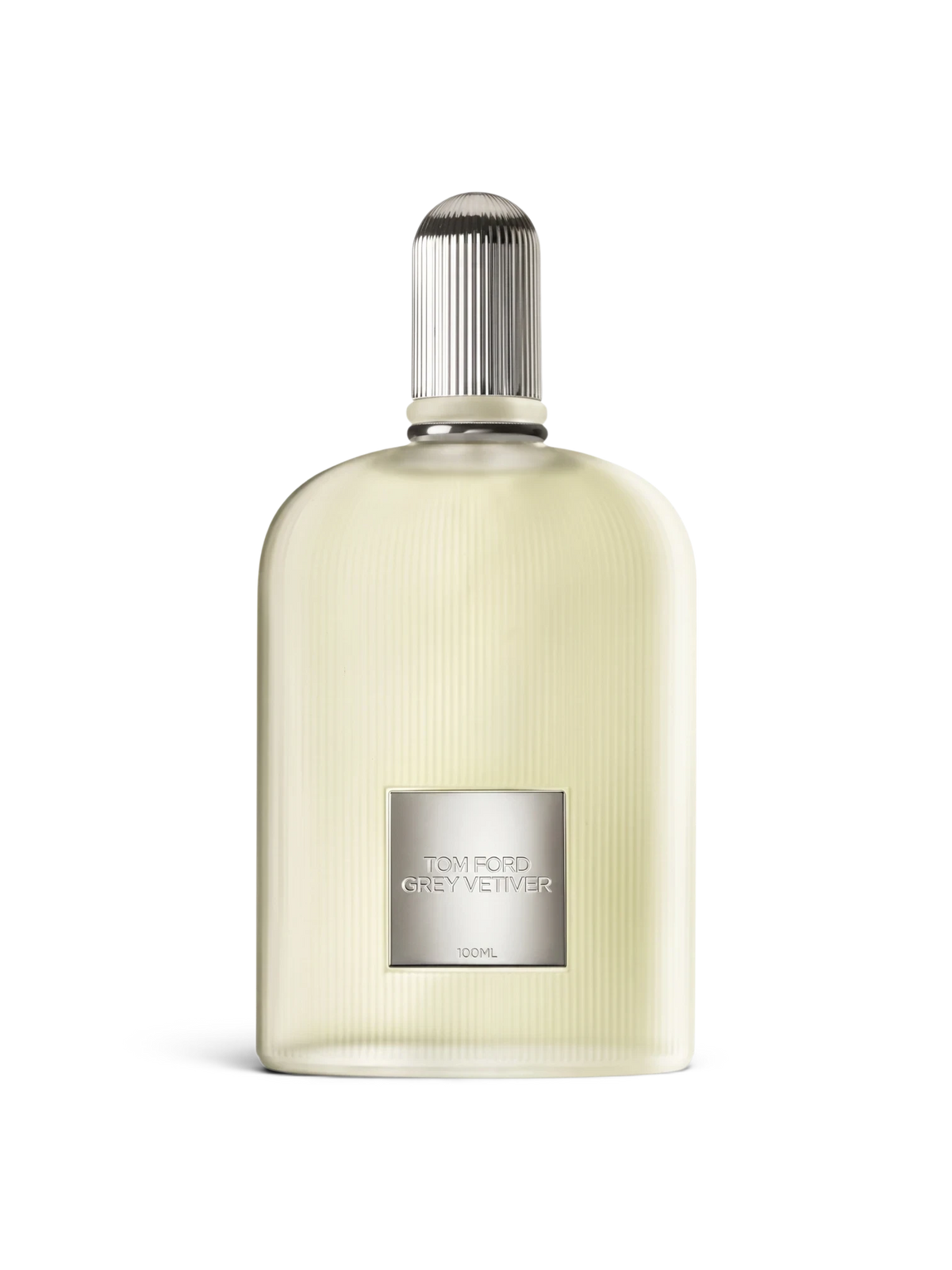 euaden Tom Ford Grey Vetiver erkek parfümü, gümüş kapaklı şık cam şişesiyle odunsu ve ferah bir koku deneyimi sunar.