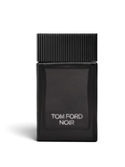 euaden Tom Ford Noir erkek parfümü, siyah cam şişesi ve çizgili kapağı ile zarif ve gizemli bir tasarım sunuyor.