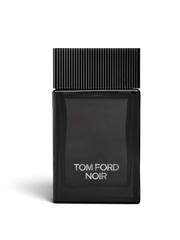 euaden Tom Ford Noir erkek parfümü, siyah cam şişesi ve çizgili kapağı ile zarif ve gizemli bir tasarım sunuyor.